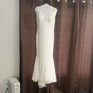 Clarisse Ivory Lace Wedding Gown